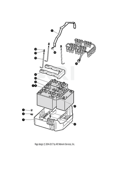 Picture of HOLD DOWN ELECTRICAL BATTERY