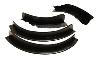Picture of Fender flare set with mounting hardware, black plastic (4/Pkg)