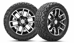 Picture of Wheel assembly 23-10-14 Kraken tire, Atlas Gloss Black wheel